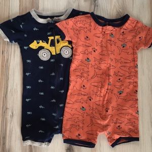 🐟Summer sleep romper bundle